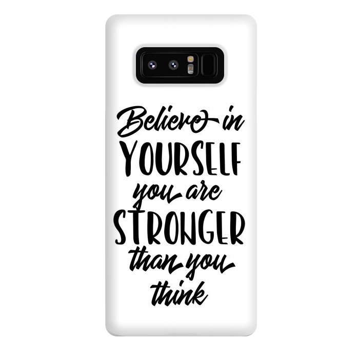 Galaxy Note 8 StrongFit Believe in Yourself Folks by Allgirls Studio