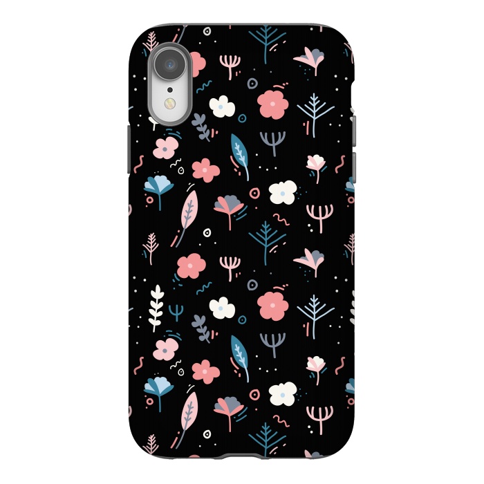 iPhone Xr StrongFit Whimsical Floral by Allgirls Studio