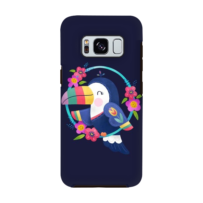 Galaxy S8 StrongFit Tropical Toucan by Noonday Design