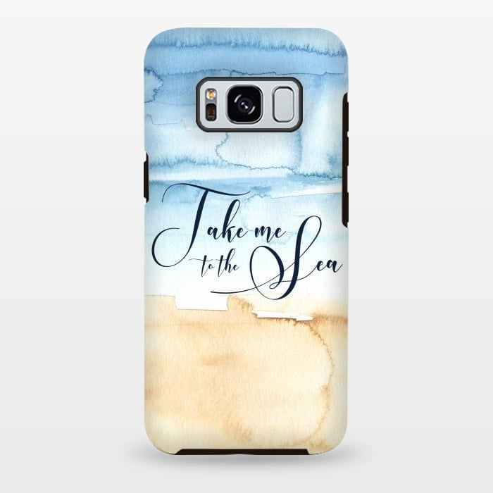 Galaxy S8 plus StrongFit Take Me to the Sea by Noonday Design