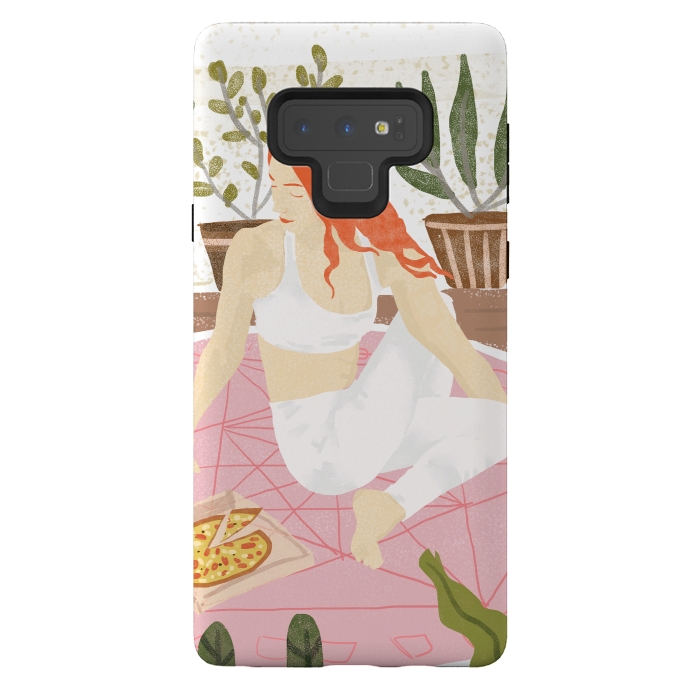 Galaxy Note 9 StrongFit Yoga + Pizza by Uma Prabhakar Gokhale