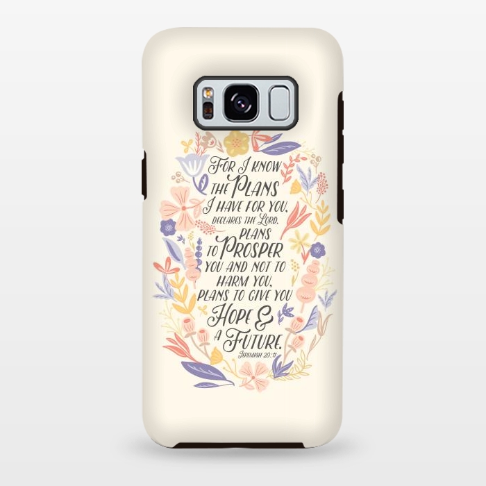 Galaxy S8 plus StrongFit Jeremiah 29:11 by Noonday Design
