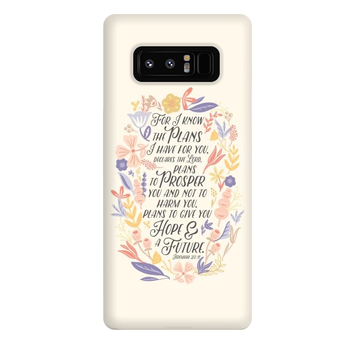 Galaxy Note 8 StrongFit Jeremiah 29:11 by Noonday Design