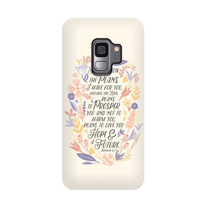 Galaxy S9 StrongFit Jeremiah 29:11 by Noonday Design