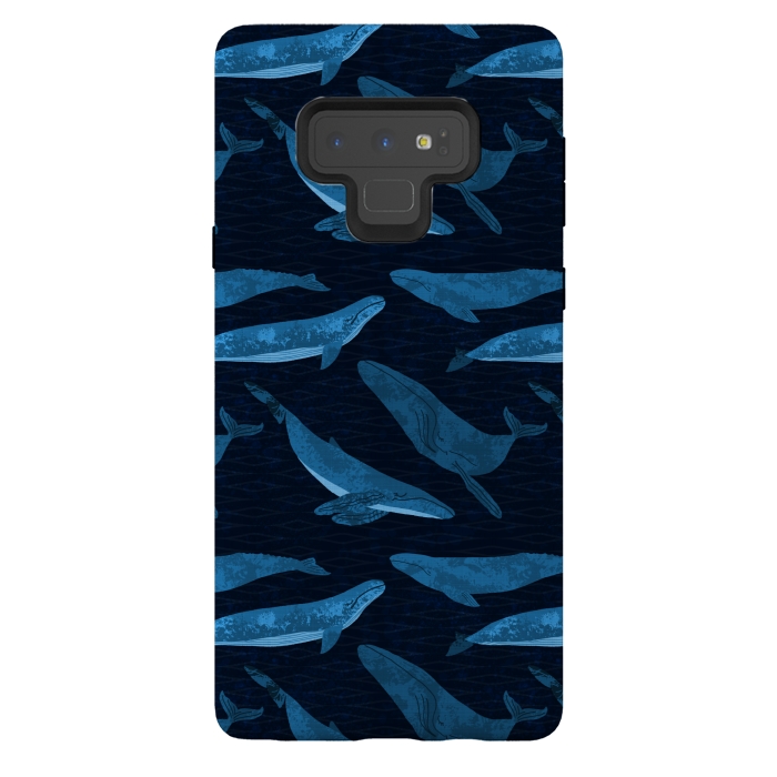 Galaxy Note 9 StrongFit Whales in the Deep by Noonday Design