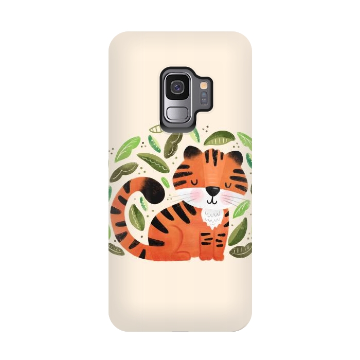 Galaxy S9 StrongFit Tiger Cutie by Noonday Design