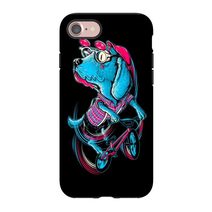 iPhone 7 StrongFit Dog Biker by Afif Quilimo