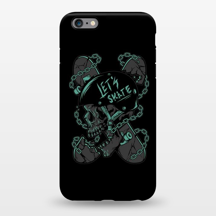 iPhone 6/6s plus StrongFit Skullboarder by Afif Quilimo