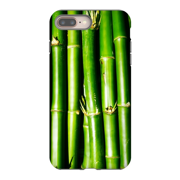 iPhone 7 plus StrongFit Bamboo Zen Green Nature by BluedarkArt