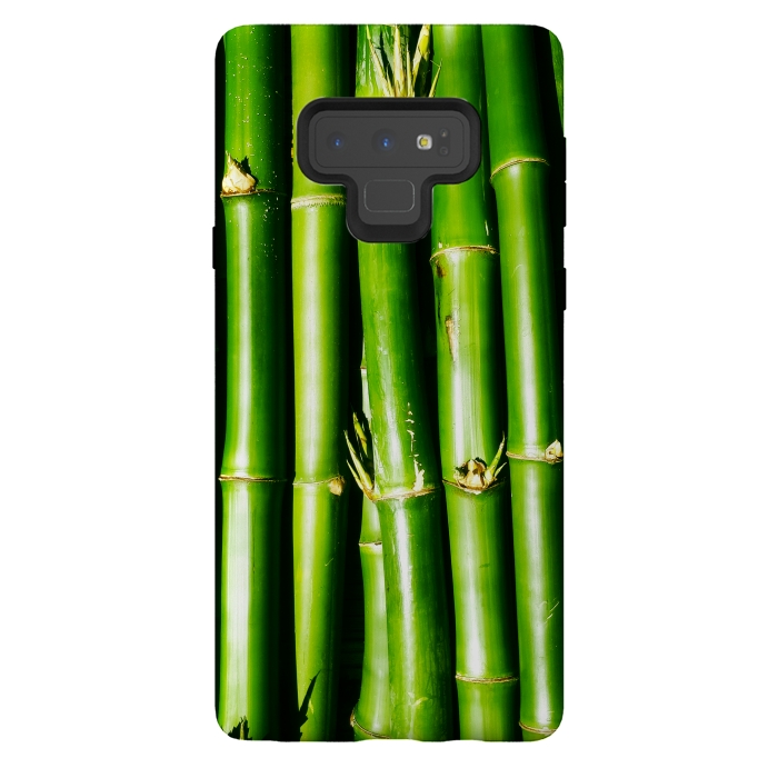 Galaxy Note 9 StrongFit Bamboo Zen Green Nature by BluedarkArt