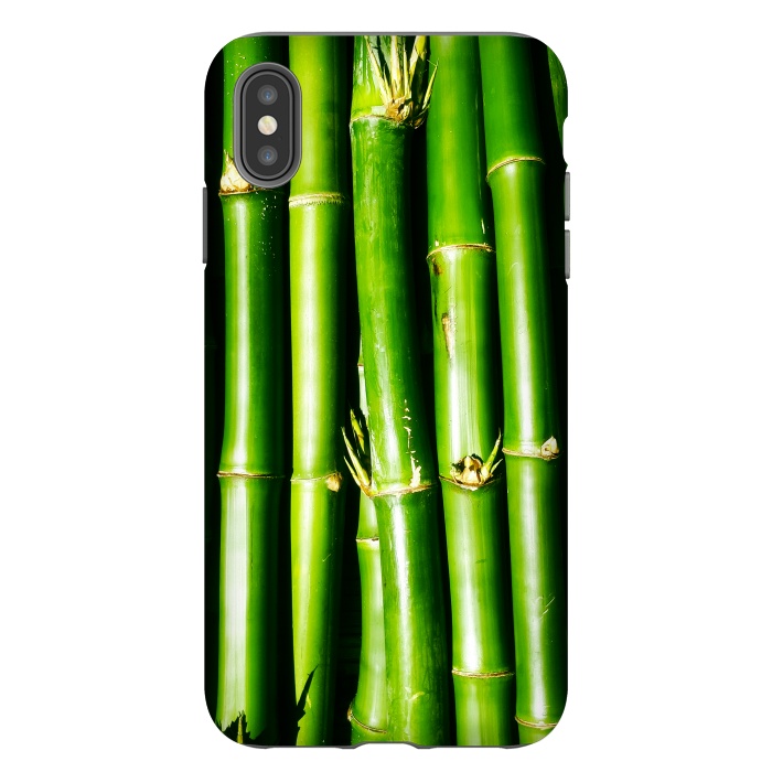 iPhone Xs Max StrongFit Bamboo Zen Green Nature by BluedarkArt