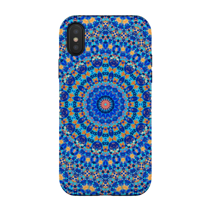 iPhone Xs / X StrongFit Abstract Mandala III by Art Design Works