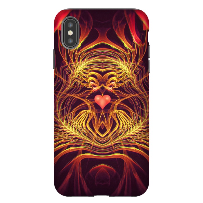 iPhone Xs Max StrongFit Fractal Heart by Art Design Works