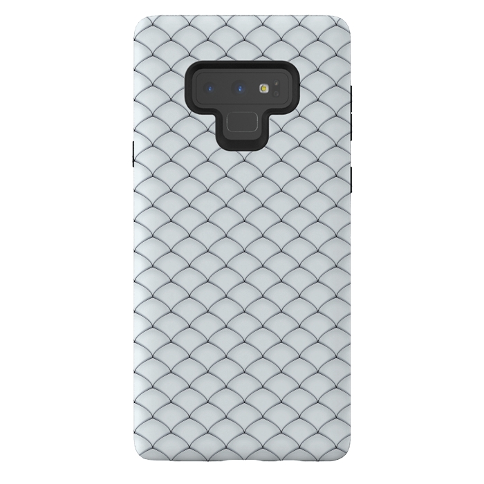 Galaxy Note 9 StrongFit Fish Scale Pattern by Art Design Works