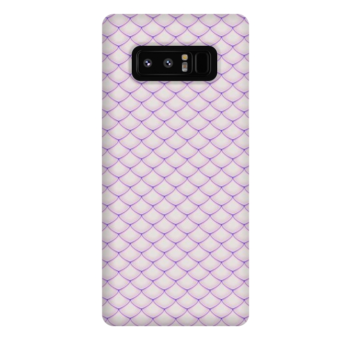 Galaxy Note 8 StrongFit Pink Fish Scale Pattern by Art Design Works