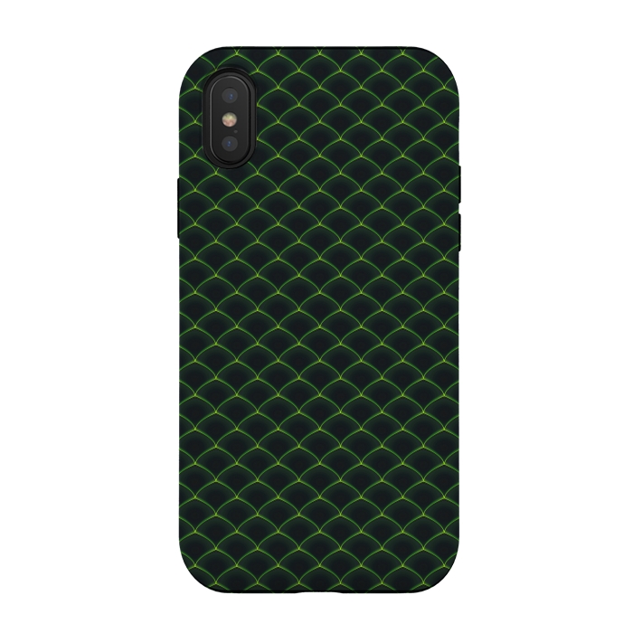 iPhone Xs / X StrongFit Reptile Scales Pattern by Art Design Works