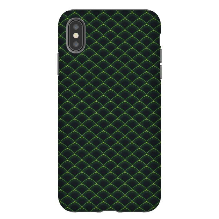 iPhone Xs Max StrongFit Reptile Scales Pattern by Art Design Works