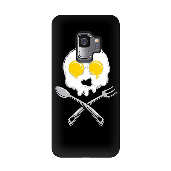 Galaxy S9 StrongFit Eggskull by Afif Quilimo