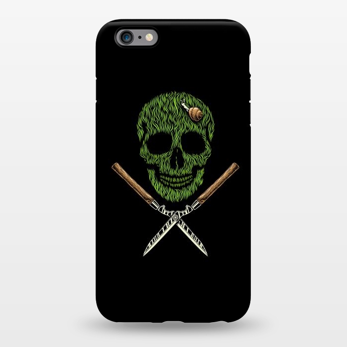 iPhone 6/6s plus StrongFit Skull Grass by Afif Quilimo