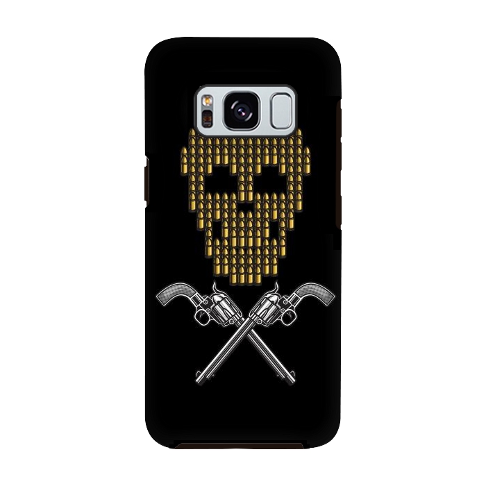 Galaxy S8 StrongFit Skull Bullets by Afif Quilimo