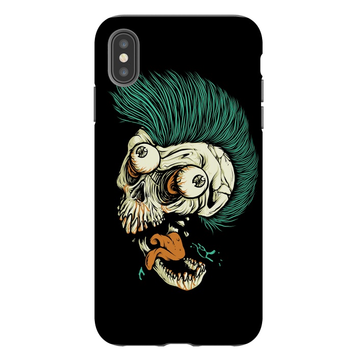 iPhone Xs Max StrongFit Skull Punk Style by Afif Quilimo