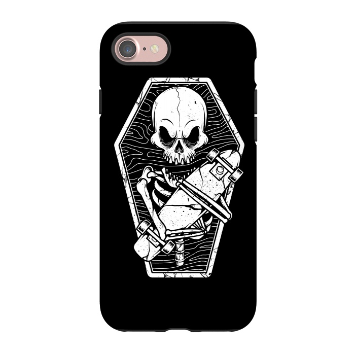 iPhone 7 StrongFit Skull Until the End by Afif Quilimo