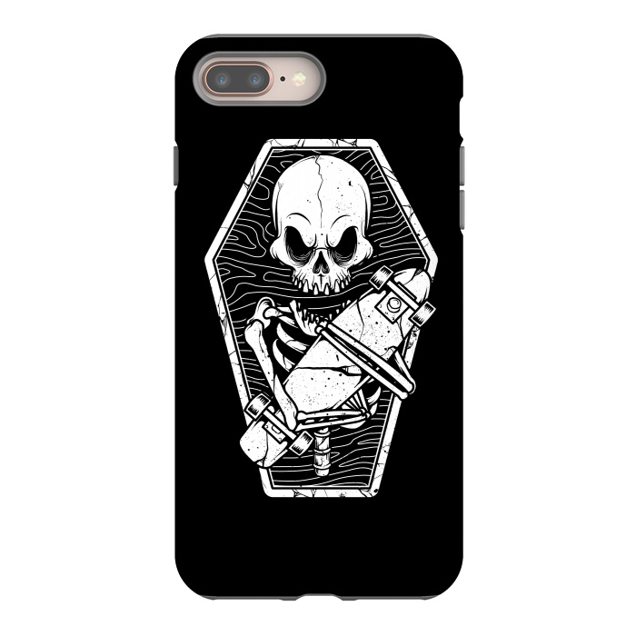 iPhone 7 plus StrongFit Skull Until the End by Afif Quilimo