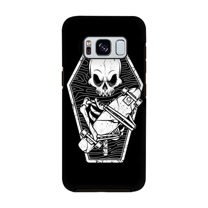 Galaxy S8 StrongFit Skull Until the End by Afif Quilimo