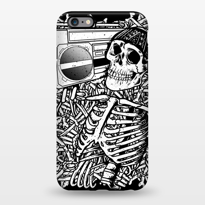 iPhone 6/6s plus StrongFit Skull Boombox by Afif Quilimo