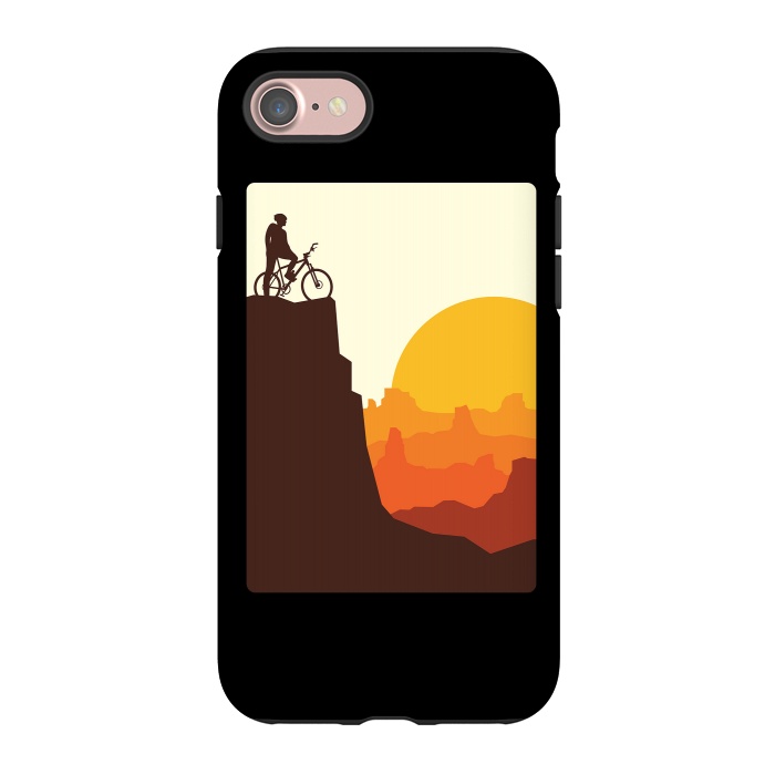 iPhone 7 StrongFit Mountain Biker by Afif Quilimo