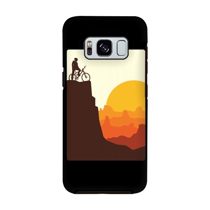 Galaxy S8 StrongFit Mountain Biker by Afif Quilimo