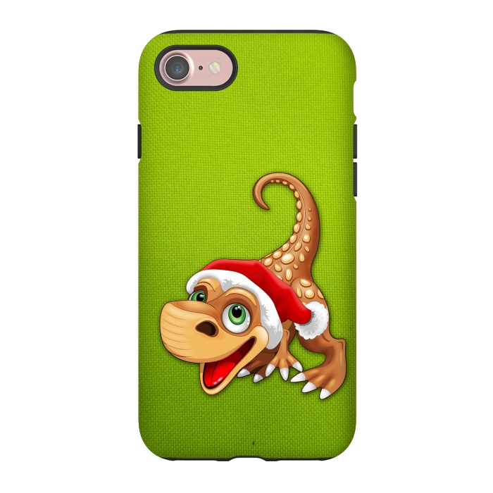 iPhone 7 StrongFit Dinosaur Baby Cute Santa Claus by BluedarkArt