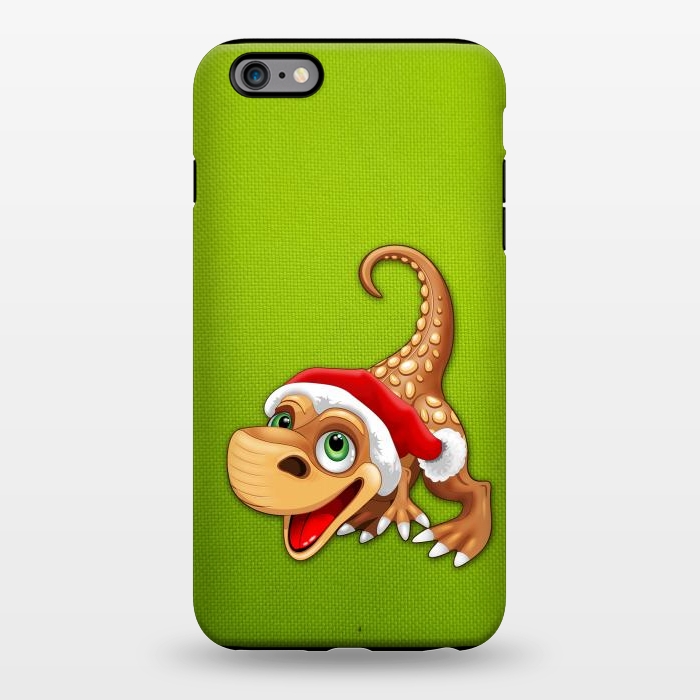 iPhone 6/6s plus StrongFit Dinosaur Baby Cute Santa Claus by BluedarkArt