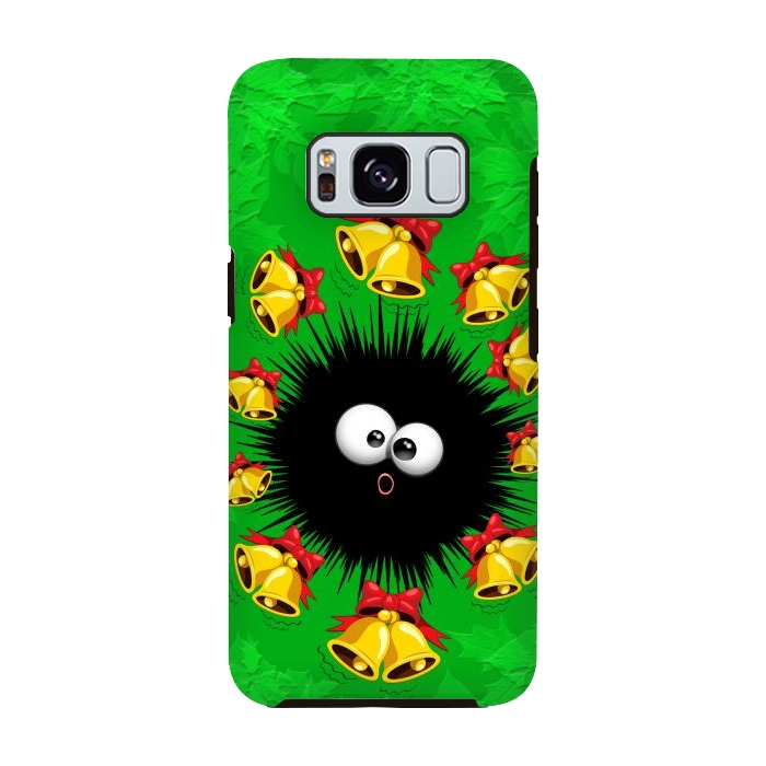 Galaxy S8 StrongFit Fuzzy Funny Christmas Sea Urchin Character by BluedarkArt