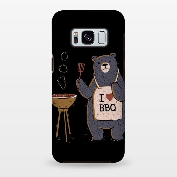 Galaxy S8 plus StrongFit I Love BBQ- by eduely