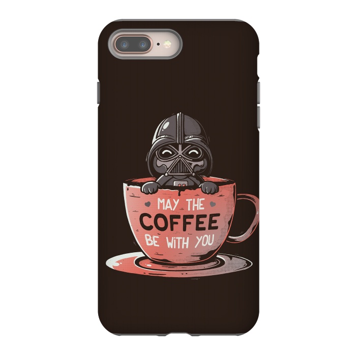 iPhone 7 plus StrongFit May the Coffee Be With You by eduely