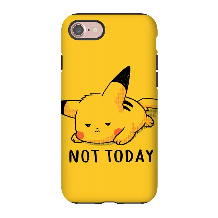 iPhone 7 StrongFit Pikachu Not Today by eduely