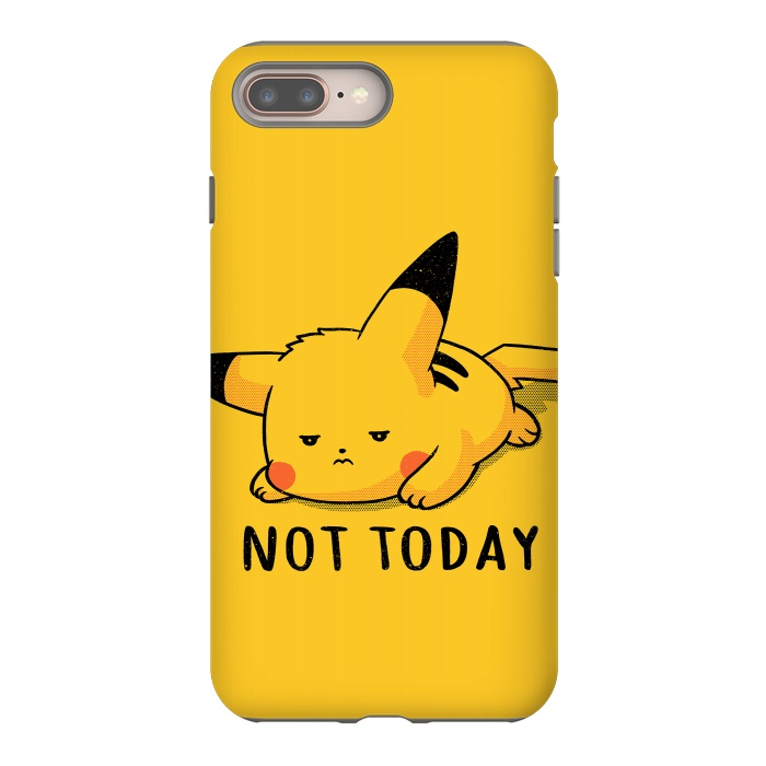iPhone 7 plus StrongFit Pikachu Not Today by eduely