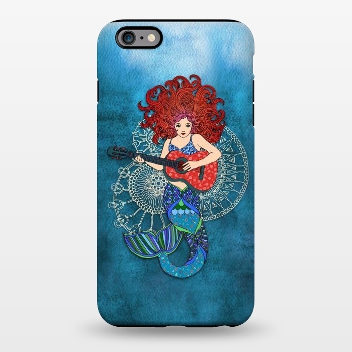 iPhone 6/6s plus StrongFit Musical Mermaid by Micklyn Le Feuvre