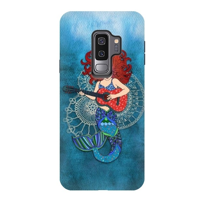 Galaxy S9 plus StrongFit Musical Mermaid by Micklyn Le Feuvre