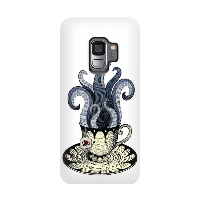Galaxy S9 StrongFit Kraken tea by Laura Nagel