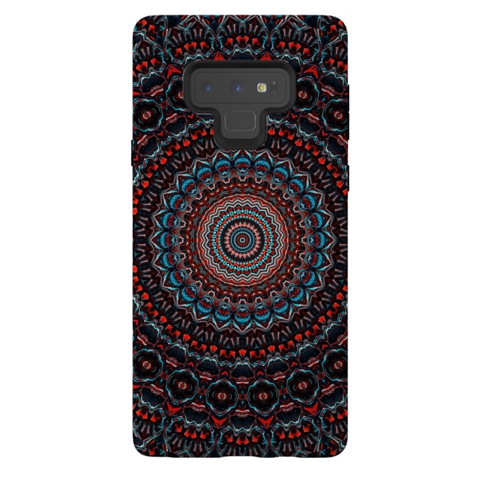 Galaxy Note 9 StrongFit Abstract Mandala by Art Design Works