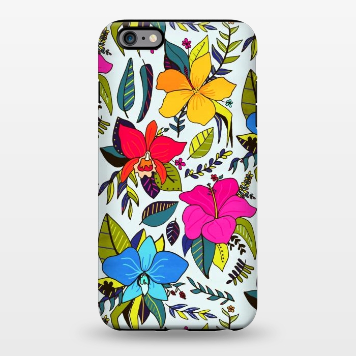 iPhone 6/6s plus StrongFit Tropical Floral by Tigatiga