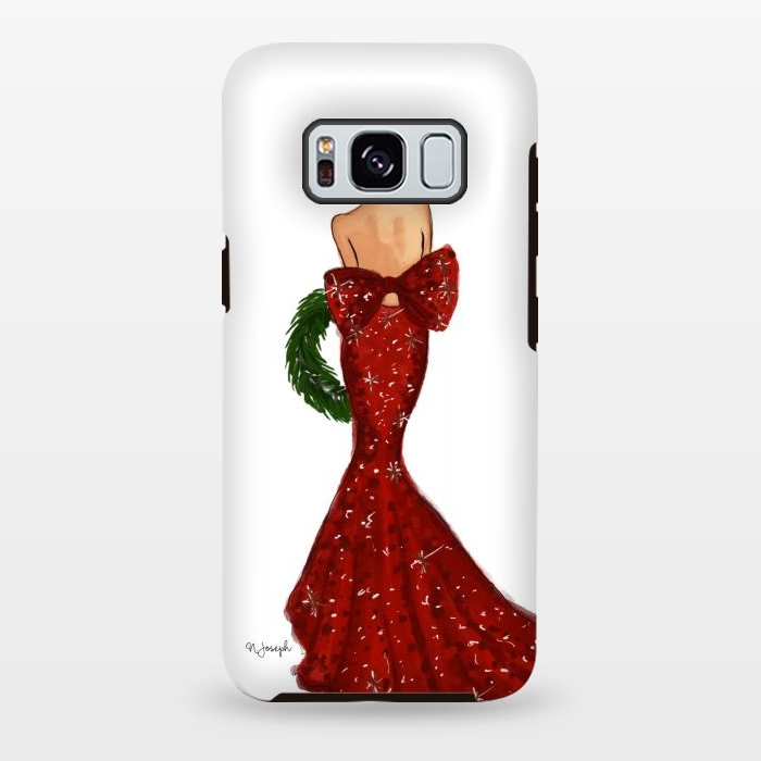 Galaxy S8 plus StrongFit Merry Christmas Darling! by Natasha Joseph Illustrations 