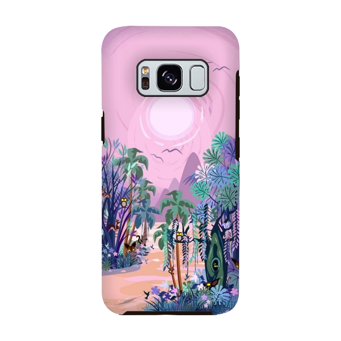 Galaxy S8 StrongFit The Eyes of the Enchanted Misty Forest by BluedarkArt