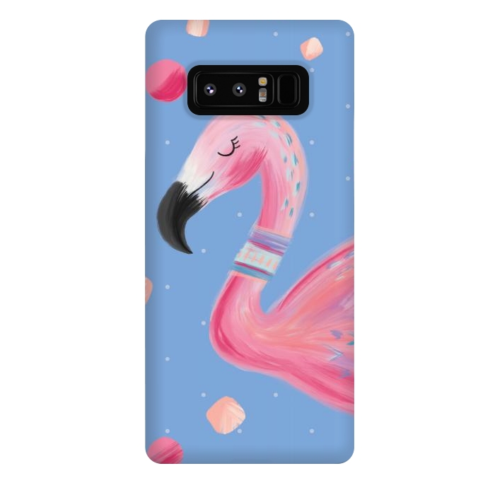 Galaxy Note 8 StrongFit Fancy Flamingo by Noonday Design