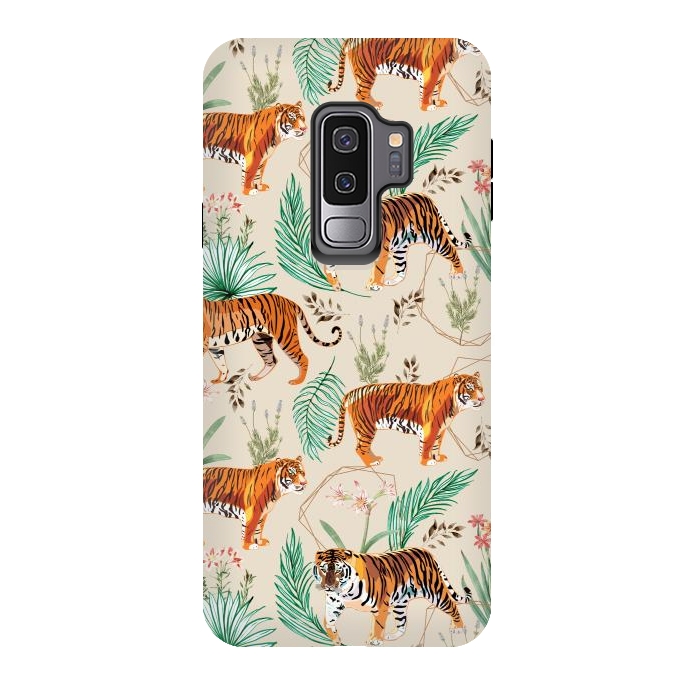 Galaxy S9 plus StrongFit Tropical and Tigers by Uma Prabhakar Gokhale