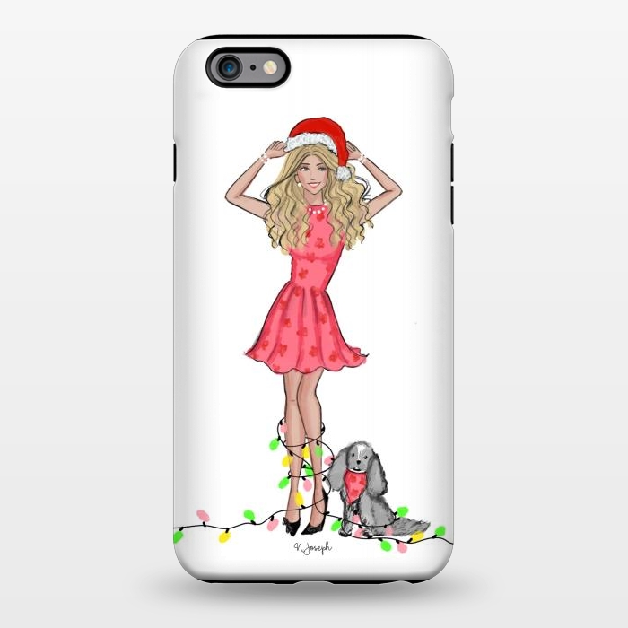 iPhone 6/6s plus StrongFit Merry & Bright by Natasha Joseph Illustrations 