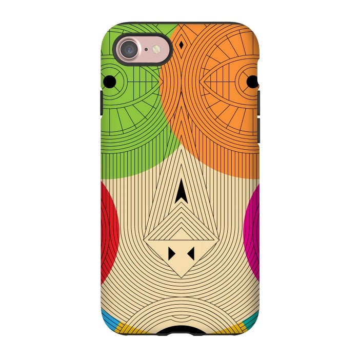 iPhone 7 StrongFit masque aztec by TMSarts