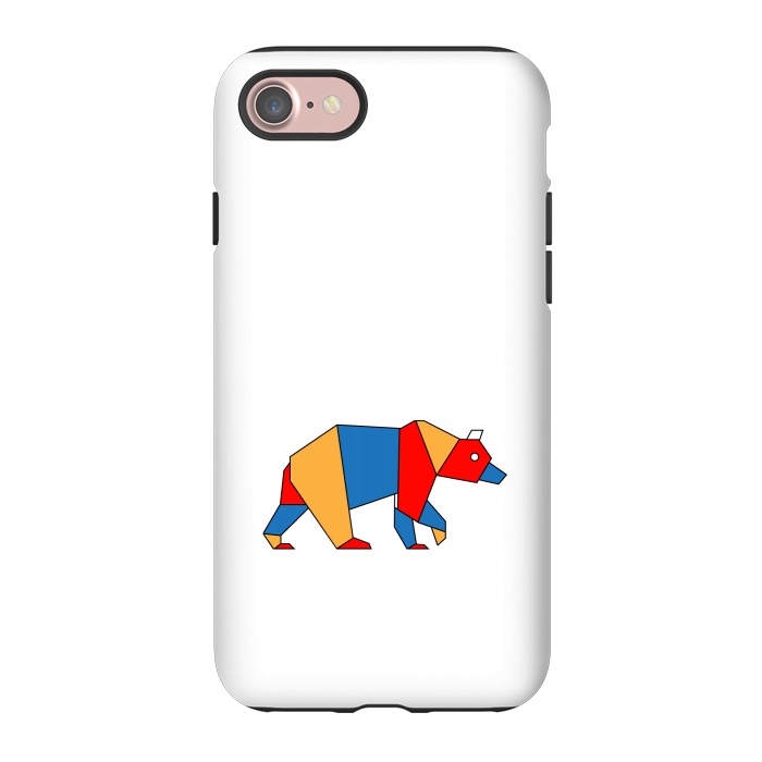 iPhone 7 StrongFit bear geometric by TMSarts